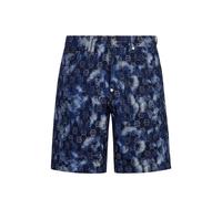 Philipp Plein monogram-pattern denim shorts - Blue 29-30-32-34