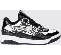 PHILIPP PLEIN Moonwalker Sneakers in Crocodile Print Leather - Size: 42 - male