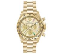 Philipp Plein Pwsba0223 38mm 5atm Quartz Analogical Woman Watch Golden Woman