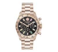 Philipp Plein , Nobile Lady Chrono Roségold Black Bracelet ,Pink female, Sizes: ONE SIZE