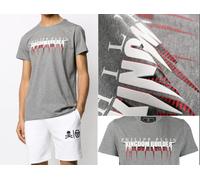 Philipp Plein Platinium Cut Statement Logo Shirt Round Neck T-Shirt Top New M