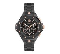 Philipp Plein Plein Chrono Royal Men's 46mm Analog Quartz Stainless Steel Watch, Black, OS, Philipp Plein | Plein Chrono Royal