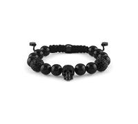 Philipp Plein Plein Elite Men's Bracelet Textile Stainless Steel, one size, Stainless Steel, No Gemstone