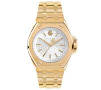 Philipp Plein Plein Extreme Lady Women's Analogue Quartz Watch, Gold/White - Pwjaa0722, Standard Size, Sporty