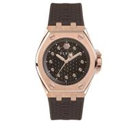 Philipp Plein Women's Analogue Quarz Watch with Silicone Strap PWJAA0422