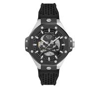 Philipp Plein Black Mens Analogue Watch Plein $keleton Royal PWPFA0824