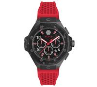 Philipp Plein Plein $KELETON Royal Men's Watch Analogue Automatic Silicone, Sw/Sw/Red - Pwpra0724, Strap.