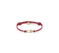 Philipp Plein Plein PJKGA09BU Women's Bracelet Textile Stainless Steel IP Gold Plein Safety Pin