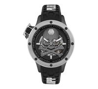 Philipp Plein Men Analog Automatic Watch with Silicone Strap PWUAA0523