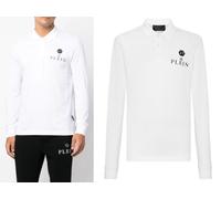 Philipp Plein Polo Shirt Leather PP Hexagon Patch T-Shirt New 4XL