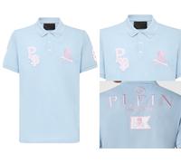 Philipp Plein Polo Shirt Multi Skull Logo T-Shirt S