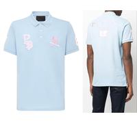 Philipp Plein Polo Shirt Multi Skull Logo T-Shirt XS