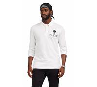 Philipp Plein Polo Shirt Polohemd Leather PP Hexagon Patch T-shirt New L