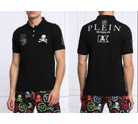 Philipp Plein Polo Shirt Short Sleeve Multi Skull Logo Shirt T-shirt 2XL