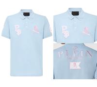 Philipp Plein Polo Shirt Short Sleeve Multi Skull Logo Shirt T-shirt M