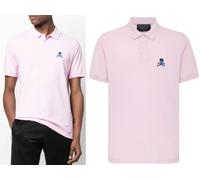 Philipp Plein Polo Shirt SS Skull Logo Top New M