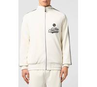 PHILIPP PLEIN Polyester Bomber Jacket with Logo - Size: L - male