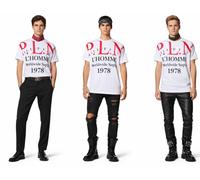 Philipp Plein PP Men's Cult Gold Cut Shirt Round Neck P.L.N. T-Shirt 4XL