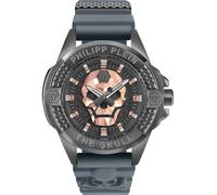 Philipp Plein Grey Mens Analogue Watch The $kull PWAAA2324