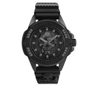 Philipp Plein The $Kull Genderless Unisex Watch Analogue Quartz, Black/Black-Pwnaa0322, Strap.