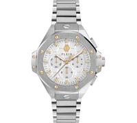 Philipp Plein Silver Unisexs Chronograph Watch Plein Chrono Royal PWPSA0224