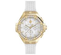 Philipp Plein Plein $KELETON Royal 42 mm Unisex Automatic Analogue Watch, Gold/White/White - Pwpsa0624