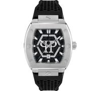 Philipp Plein PWPUA0524 The Hexagon Phantom 44mm 5ATM Quartz Unisex Black Silver