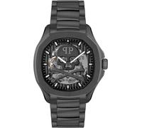 Philipp Plein , Skeleton Spectre Automatic Men's Watch ,Black male, Sizes: ONE SIZE