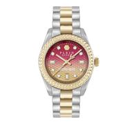 Philipp Plein Queen Supreme Women's Analogue Quartz Watch, Two-tone pink