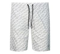 Philipp Plein Repetitive Logo Long Swim Shorts - White - XL