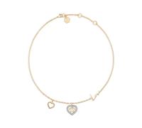 Philipp Plein rocked hearts necklace - Gold One Size