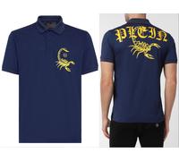 Philipp Plein Scorpion Polo Shirt Logo Patch T-Shirt New Season 5XL