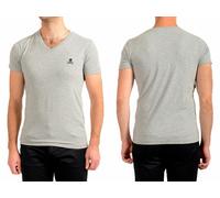 Philipp Plein Skull Cotton Stretch Logo V-Neck T-Shirt Loungewear Shirt Top XL