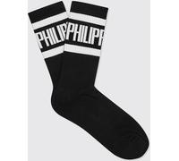 PHILIPP PLEIN Socks Men color Black - Size: 36 - male