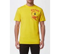 PHILIPP PLEIN Solid Colour Cotton T-Shirt with Contrasting Logo - Size: XL - male