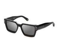 Philipp Plein Spp005m Sunglasses Black Smoke/Deg.Mirror Silver / CAT3 Men