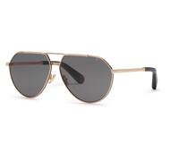Philipp Plein SPP007V 302F ORO ROSE' C/NERO SEMILUCIDO 64/12/145 MAN Sunglasses