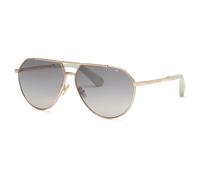 Philipp Plein SPP007V 361X Men's Sunglasses Gold Size 64