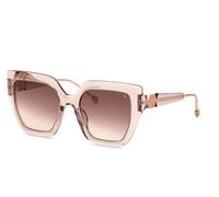 Philipp Plein SPP064S 07T1 BEIGE TRASPARENTE 53/20/140 WOMAN Sunglasses