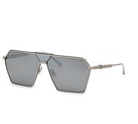 Philipp Plein SPP076V 539X PALLADIO LUCIDO / VERDE 66/12/145 Men's Sunglasses