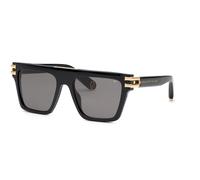 Philipp Plein SPP108M PLEIN ICON 700 Unisex Sunglasses Acetate Black Grey Squared Normal