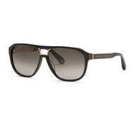 Philipp Plein Spp118m Sunglasses Black Smoke Gradient Smoke / CAT3 Men