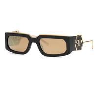 Philipp Plein SPP119M-58700G Square/Rectangle Sunglasses in Black Philipp Plein Black One Size