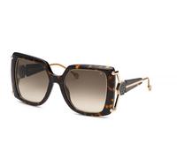 Philipp Plein SPP121S Avana scura lucida 56/21/120 WOMAN Sunglasses