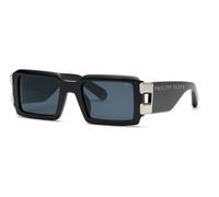 Philipp Plein Spp129m Sunglasses Black Smoke / CAT3 Men