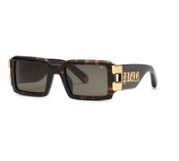 Philipp Plein Spp129v Sunglasses Brown Grey/Green / CAT3 Man