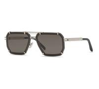 Philipp Plein Spp131 Sunglasses Black Smoke / CAT3 Men