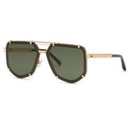 Philipp Plein SPP132 301Y ORO ROSE' LUCIDO/NERO LUCIDO 66/10/145 MAN Sunglasses