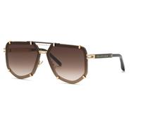 Philipp Plein SPP132 PLEIN LEGACY 301 Sunglasses Green Shaded