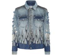 Philipp Plein Strass Flame jacket - Grey S-M-L-XL-XXL-XXXL-XXXXL